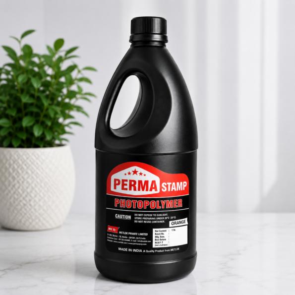 Perma Stamp Orange Photopolymer Resin 1L