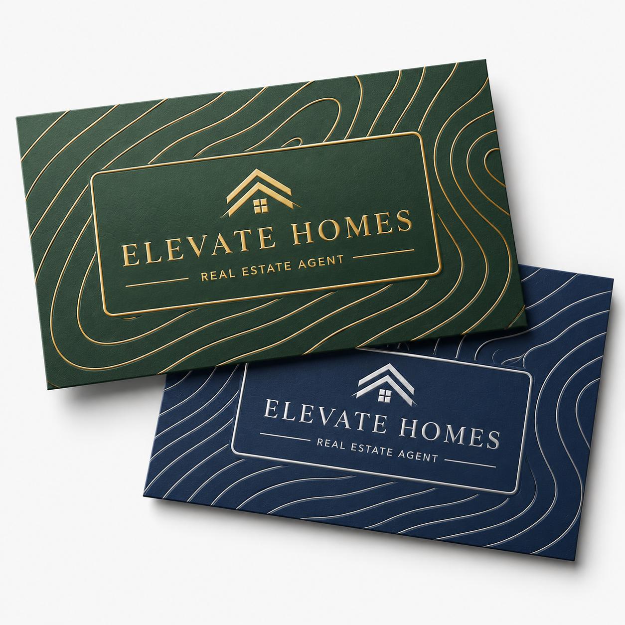 Raised Foil Business Cards