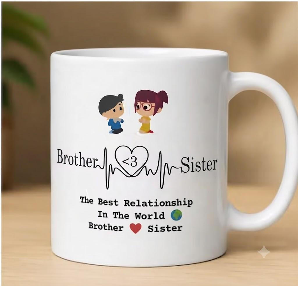 Brother-Sister Heartbeat Special Ceramic Mug